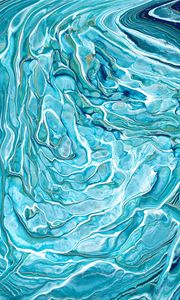 Preview wallpaper paint, liquid, stains, fluid art, abstraction, spots, blue