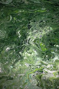 Preview wallpaper paint, liquid, stains, fluid art, abstraction, green