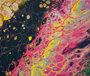 Preview wallpaper paint, liquid, stains, fluid art, abstraction, colorful, разводы