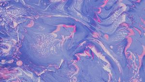 Preview wallpaper paint, liquid, stains, spots, fluid art, purple