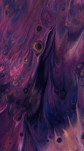 Preview wallpaper paint, liquid, stains, fluid art, abstraction, purple