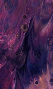 Preview wallpaper paint, liquid, stains, fluid art, abstraction, purple