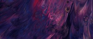 Preview wallpaper paint, liquid, stains, fluid art, abstraction, purple