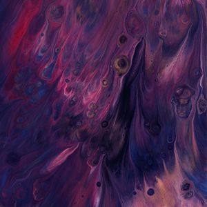 Preview wallpaper paint, liquid, stains, fluid art, abstraction, purple