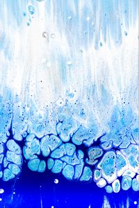 Preview wallpaper paint, liquid, stains, blue, abstraction