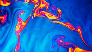 Preview wallpaper paint, liquid, stains, mixing, abstraction