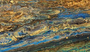 Preview wallpaper paint, liquid, stains, macro, abstraction, colorful