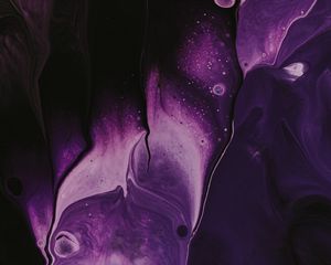 Preview wallpaper paint, liquid, stains, macro, abstraction, purple