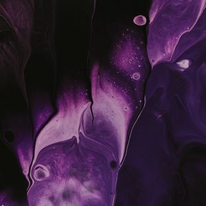 Preview wallpaper paint, liquid, stains, macro, abstraction, purple