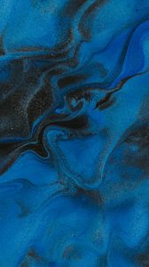 Preview wallpaper paint, liquid, stains, mixing, abstraction, blue