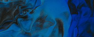 Preview wallpaper paint, liquid, stains, mixing, abstraction, blue