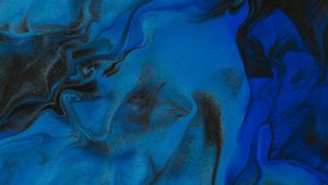 Preview wallpaper paint, liquid, stains, mixing, abstraction, blue