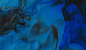 Preview wallpaper paint, liquid, stains, mixing, abstraction, blue