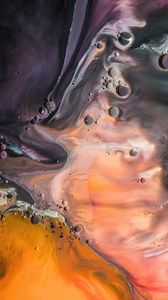 Preview wallpaper paint, liquid, stains, drops, abstraction