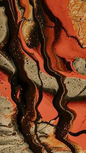 Preview wallpaper paint, liquid, stains, abstraction, macro