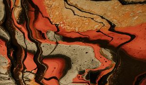 Preview wallpaper paint, liquid, stains, abstraction, macro