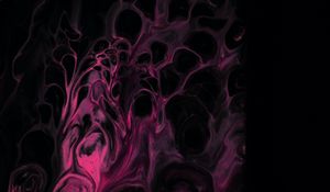 Preview wallpaper paint, liquid, stains, abstraction, pink