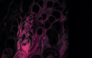 Preview wallpaper paint, liquid, stains, abstraction, pink