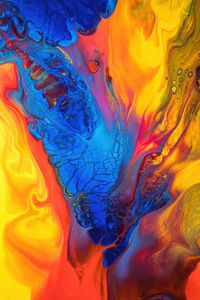 Preview wallpaper paint, liquid, stains, mixing, colorful, abstraction