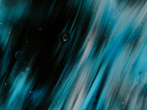 Preview wallpaper paint, liquid, stains, blur, abstraction, blue
