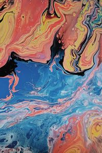 Preview wallpaper paint, liquid, stains, mixing, abstraction, colorful