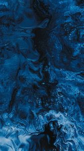 Preview wallpaper paint, liquid, stains, mixing, blue