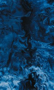 Preview wallpaper paint, liquid, stains, mixing, blue