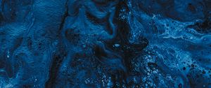 Preview wallpaper paint, liquid, stains, mixing, blue