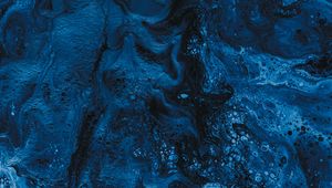 Preview wallpaper paint, liquid, stains, mixing, blue