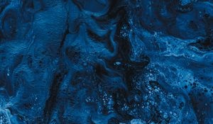 Preview wallpaper paint, liquid, stains, mixing, blue
