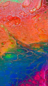 Preview wallpaper paint, liquid, stains, abstraction, colorful, bright
