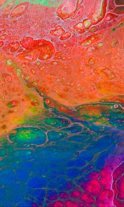 Preview wallpaper paint, liquid, stains, abstraction, colorful, bright