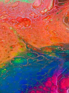 Preview wallpaper paint, liquid, stains, abstraction, colorful, bright