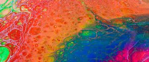 Preview wallpaper paint, liquid, stains, abstraction, colorful, bright