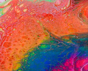 Preview wallpaper paint, liquid, stains, abstraction, colorful, bright