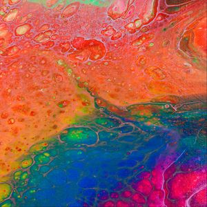 Preview wallpaper paint, liquid, stains, abstraction, colorful, bright