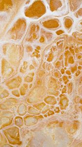 Preview wallpaper paint, liquid, stains, abstraction, yellow