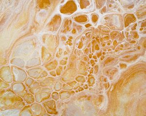 Preview wallpaper paint, liquid, stains, abstraction, yellow