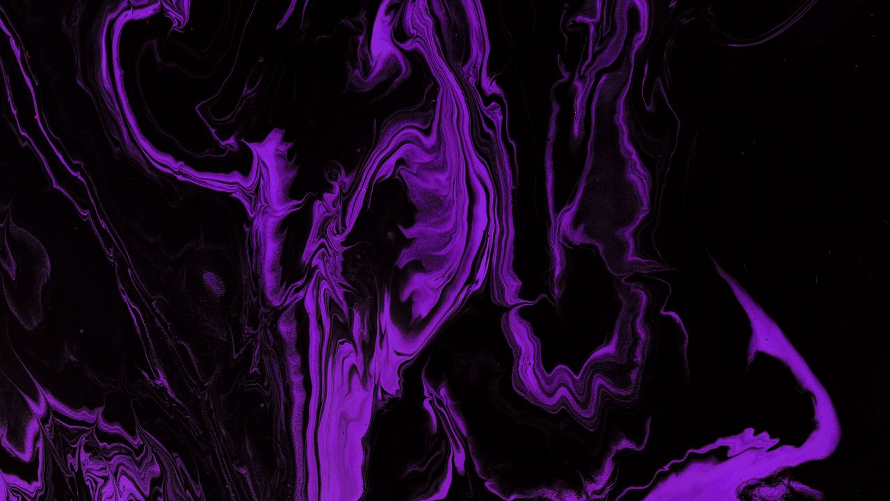 Wallpaper paint, liquid, stains, purple, abstraction hd, picture, image