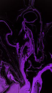 Preview wallpaper paint, liquid, stains, purple, abstraction