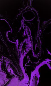 Preview wallpaper paint, liquid, stains, purple, abstraction