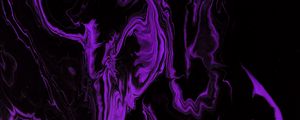 Preview wallpaper paint, liquid, stains, purple, abstraction