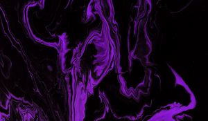 Preview wallpaper paint, liquid, stains, purple, abstraction