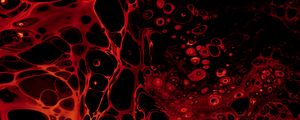 Preview wallpaper paint, liquid, stains, spots, red, abstraction
