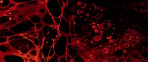 Preview wallpaper paint, liquid, stains, spots, red, abstraction