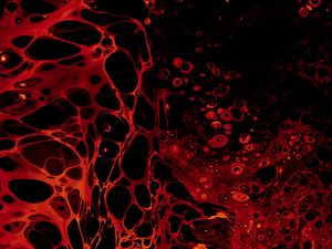 Preview wallpaper paint, liquid, stains, spots, red, abstraction