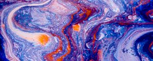 Preview wallpaper paint, liquid, stripes, fluid art, abstraction