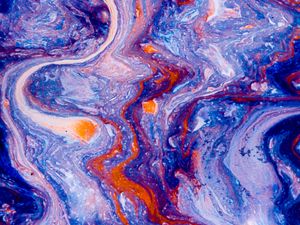 Preview wallpaper paint, liquid, stripes, fluid art, abstraction