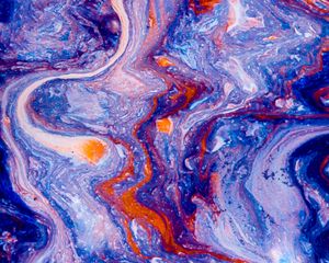 Preview wallpaper paint, liquid, stripes, fluid art, abstraction