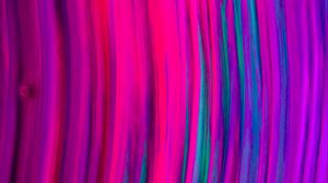 Preview wallpaper paint, liquid, stripes, abstraction, purple